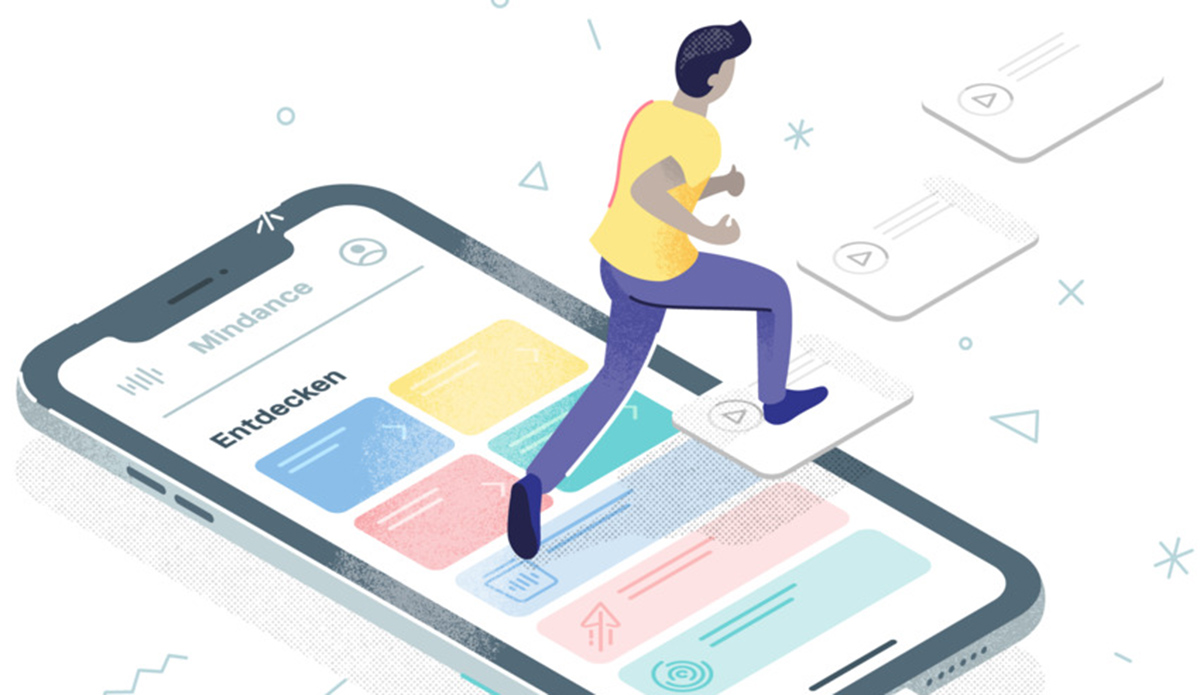 Mindance App auf dem Smartphone