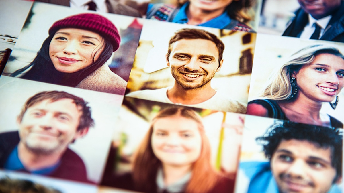 Portraitbilder unterschiedlicher Menschen